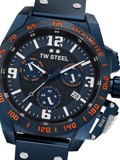 TW-Steel Fia World Rally Limited Edition Roloi Xronogafos Batarias me Ble Dermatino Louraki TW1020